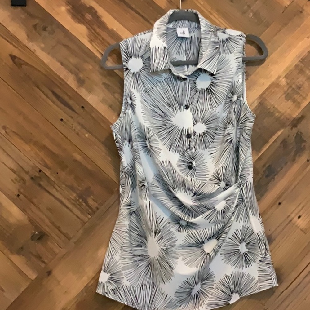 CAbi sleeveless blouse